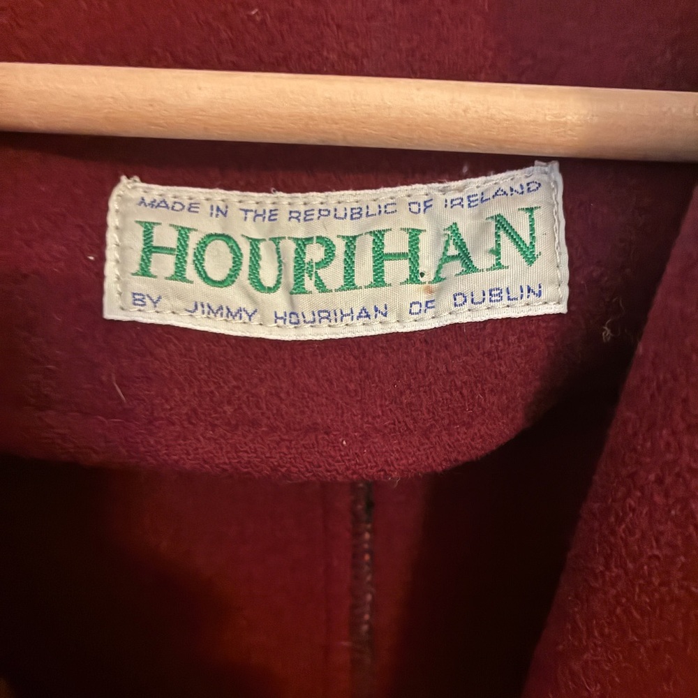 Vintage Jimmy Hourihan of Dublin Double-Face Wool Cape Coat Size Medium - Picture 11 of 11